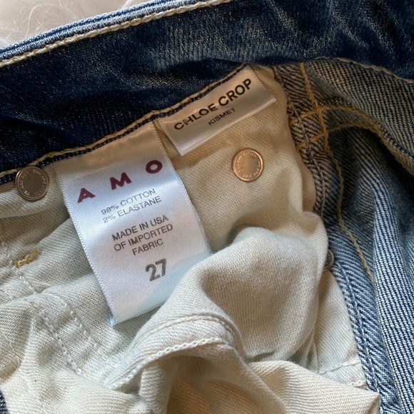 AMO
Chloe Crop Raw Hem Jeans - Picture 12 of 13